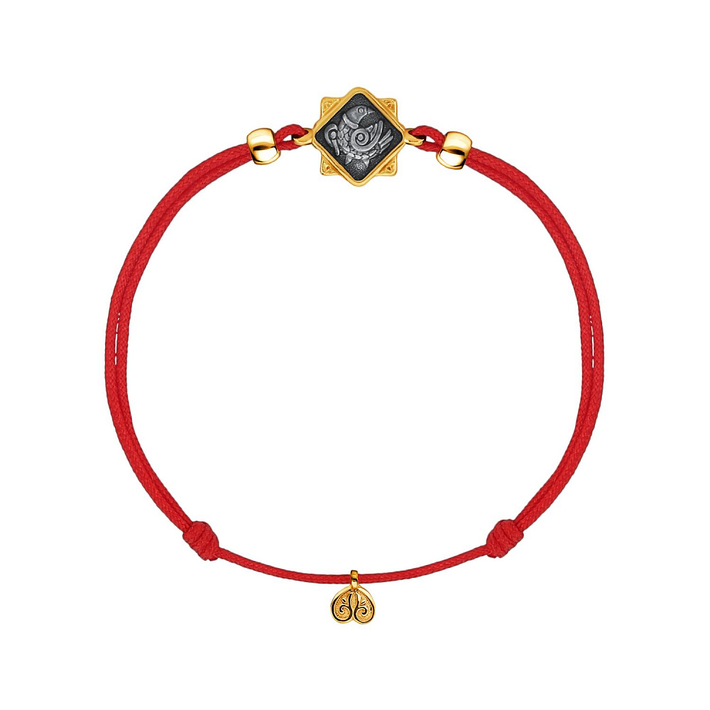 Браслет Вырица "Птицы Небесные" на красной нити