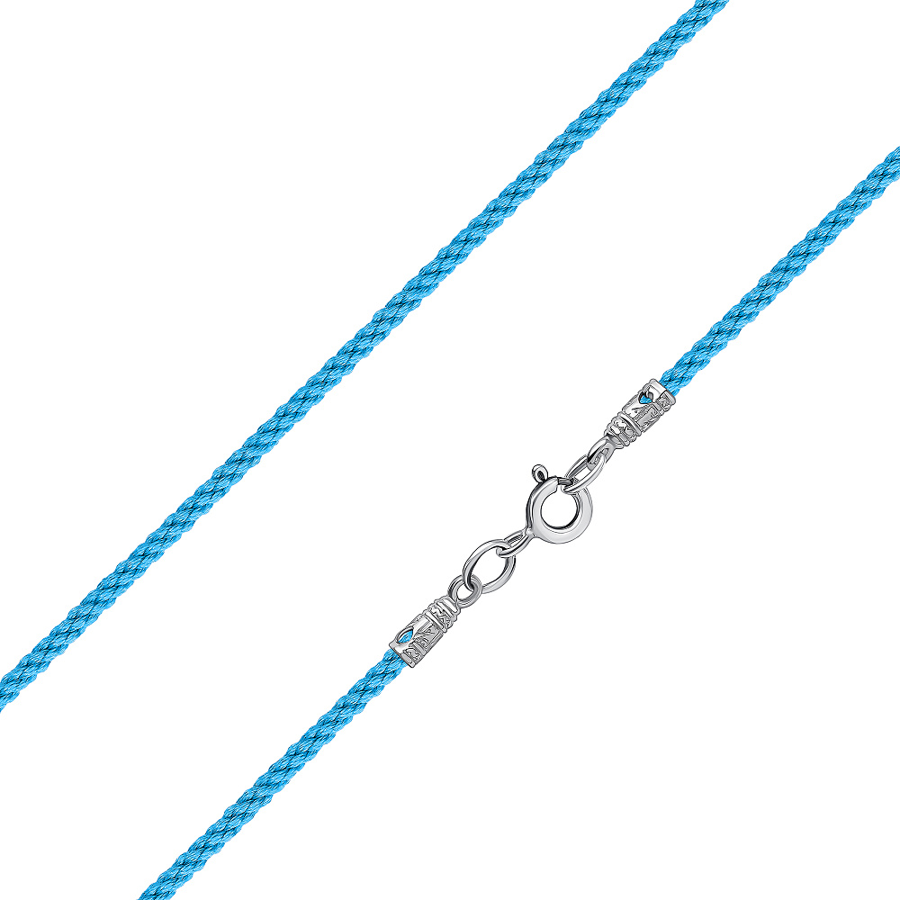 Шнурок Вырица голубой