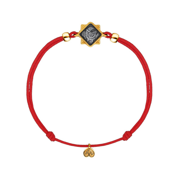 Браслет Вырица "Птицы Небесные" на красной нити