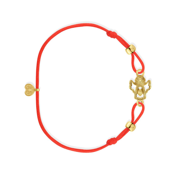 Браслет Вырица "Ангел" с фианитом на красной нити