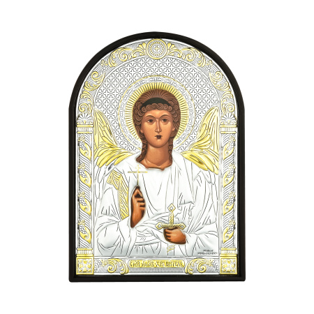 Икона Вырица Ангел Хранитель арочная