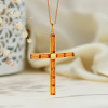 Крест Вырица с янтарем