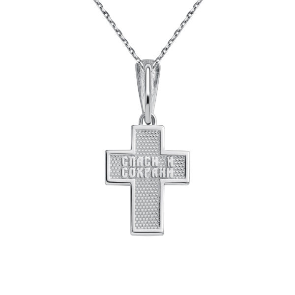 Крест Вырица "Символ Веры" с зеленой эмалью