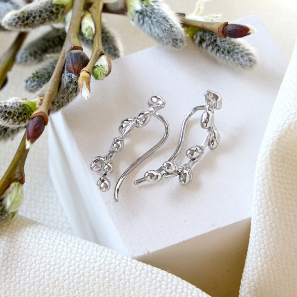 Серьги Вырица "Верба" 