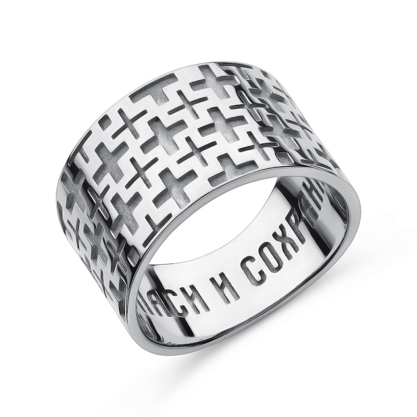 Кольцо Вырица Символ Веры "Спаси и Сохрани"