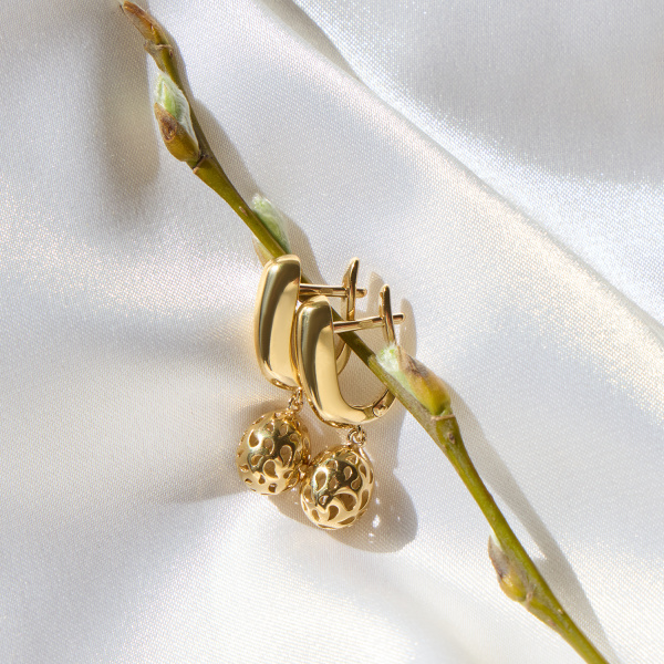 Серьги Вырица "Пасхальное яйцо"