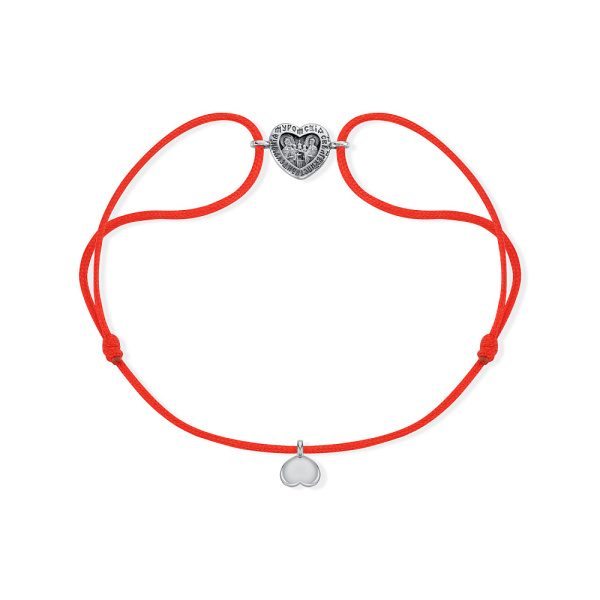 Браслет Вырица "Святые Петр и Феврония" на красной нити