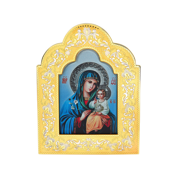 Икона Божией Матери Неувядаемый Цвет (гравюра на металле)