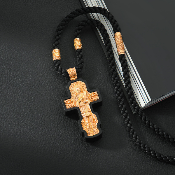 Крест деревянный Вырица на шнурке 