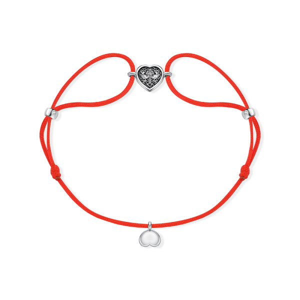 Браслет Вырица "Заповедь новую даю" на красной нити